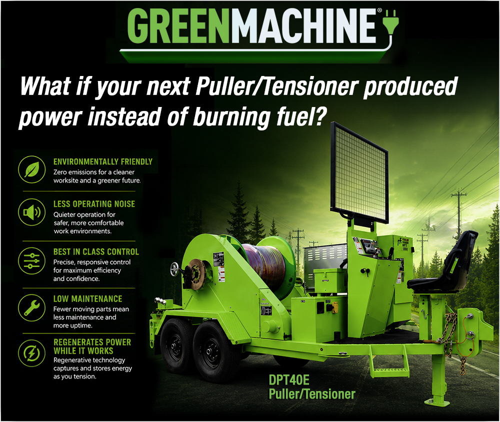 GREENMACHINE® DPT40E Puller/Tensioner